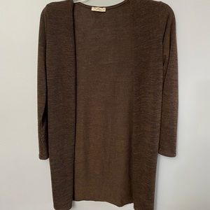 Brown cardigan